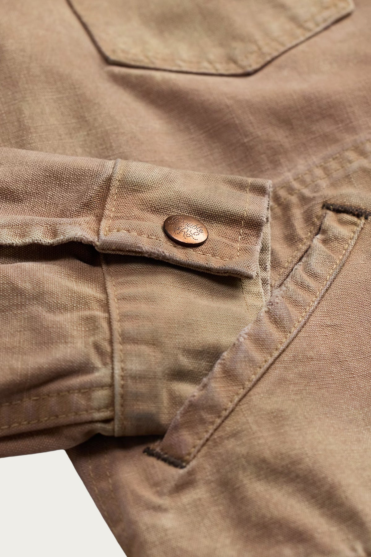RRL - Ranch Hand Cotton Canvas Jacket - Distressed Mauve - Canoe Club