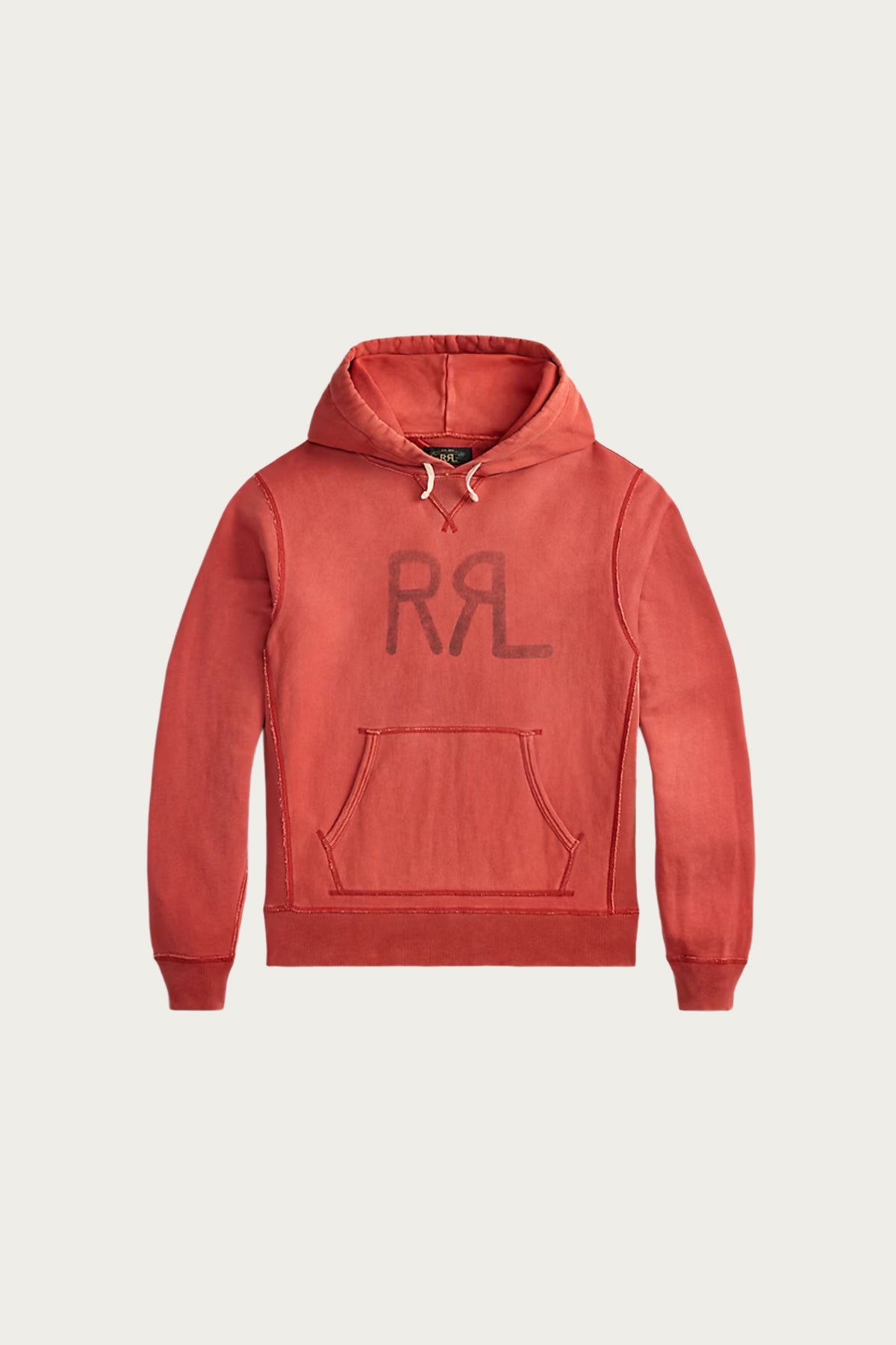 RRL Ranch Logo Hoodie | New Brick | Canoe Club