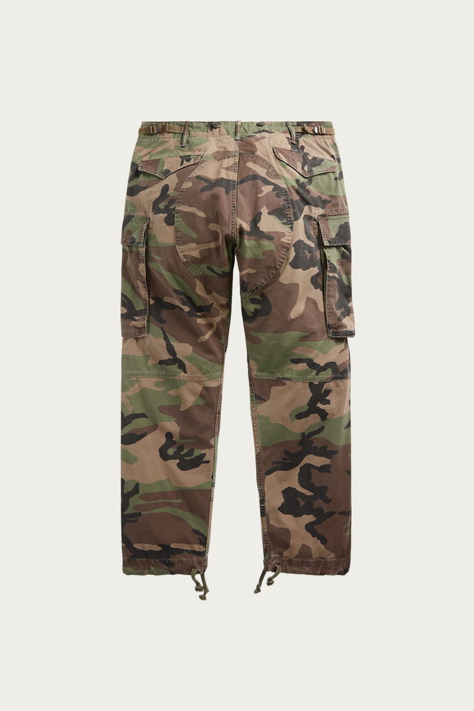 RRL - Regiment Camo Ripstop Cargo Pant - Woodland Camo - Canoe Club