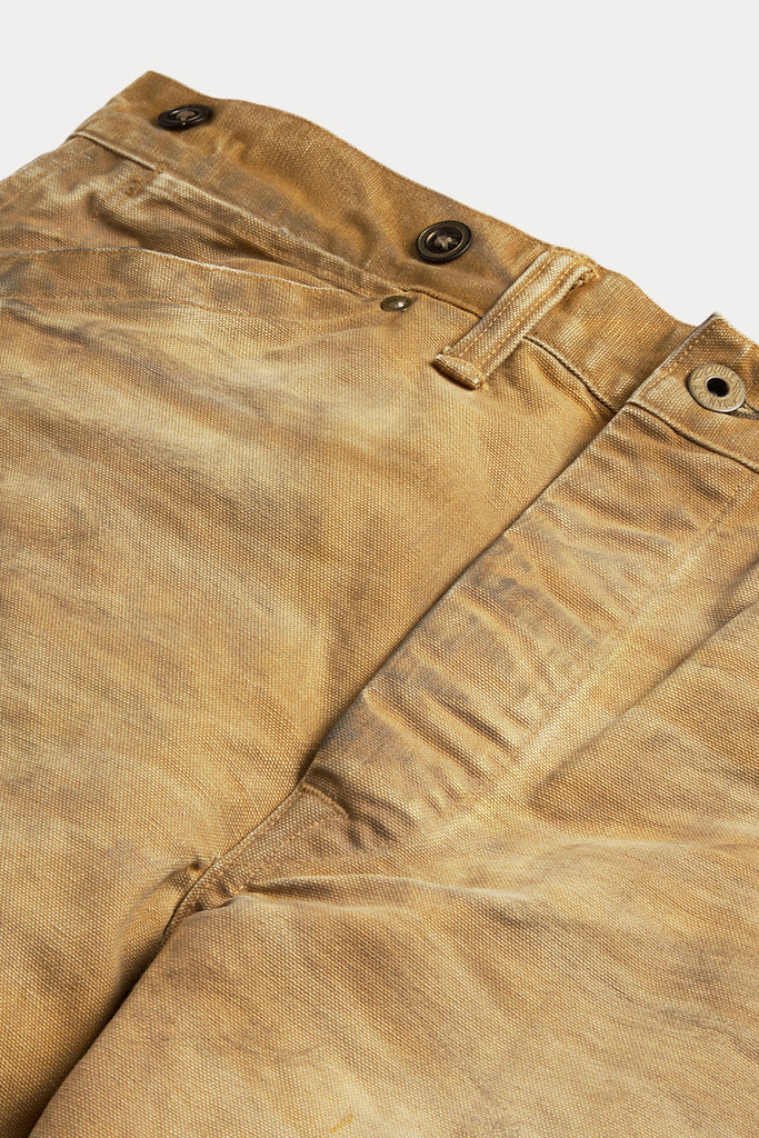 RRL - Repaired Canvas Carpenter Pant - Brown Repaired - Canoe Club