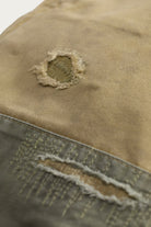 RRL - Repaired Chino Field Pant - New Military Khaki w/ Repairs - Canoe Club
