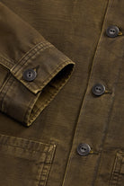 RRL - Reverse-Sateen Overshirt - Washed Brown - Canoe Club
