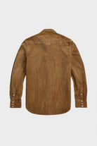 RRL - Slim Fit Corduroy Western Shirt - Faded Tan - Canoe Club