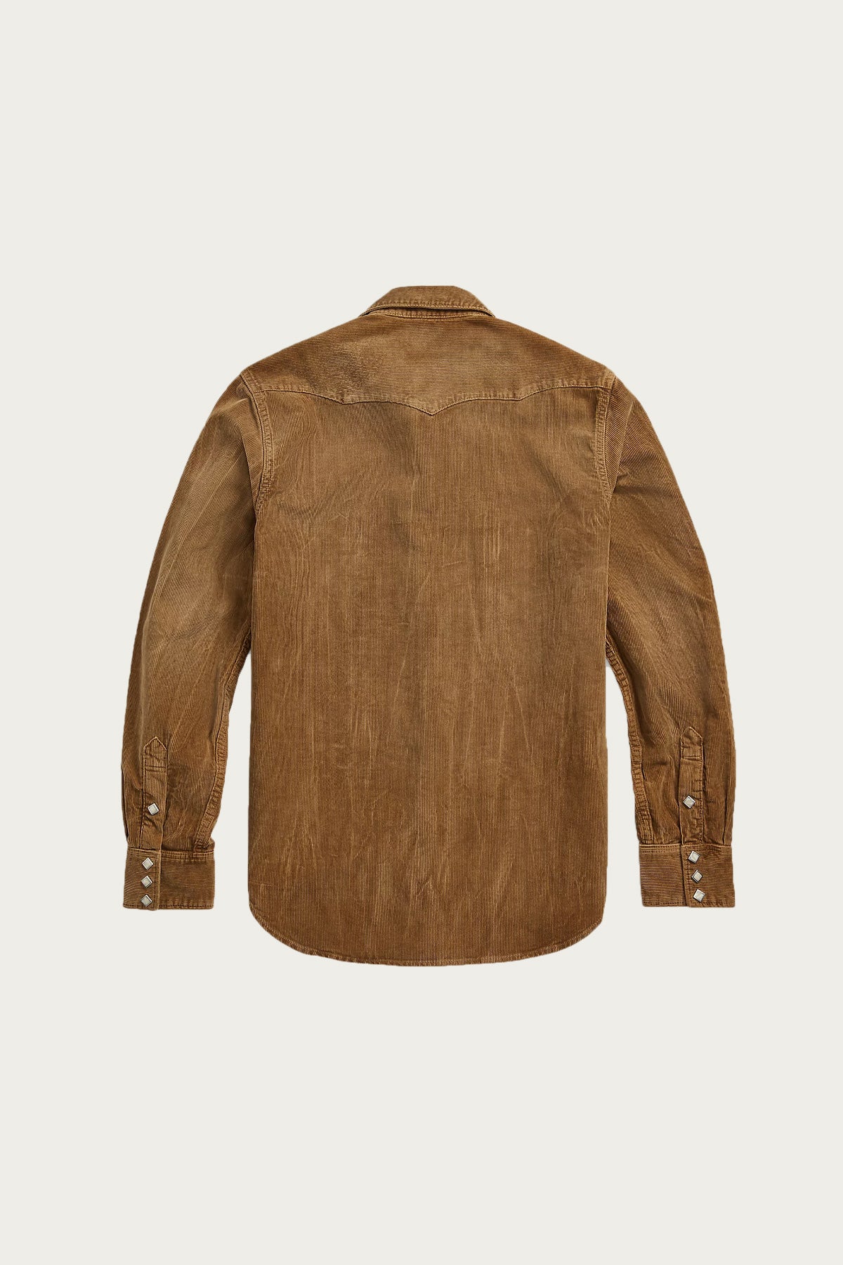 RRL - Slim Fit Corduroy Western Shirt - Tan - Canoe Club