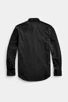 RRL - Slim Fit Twill Western Shirt - Polo Black - Canoe Club