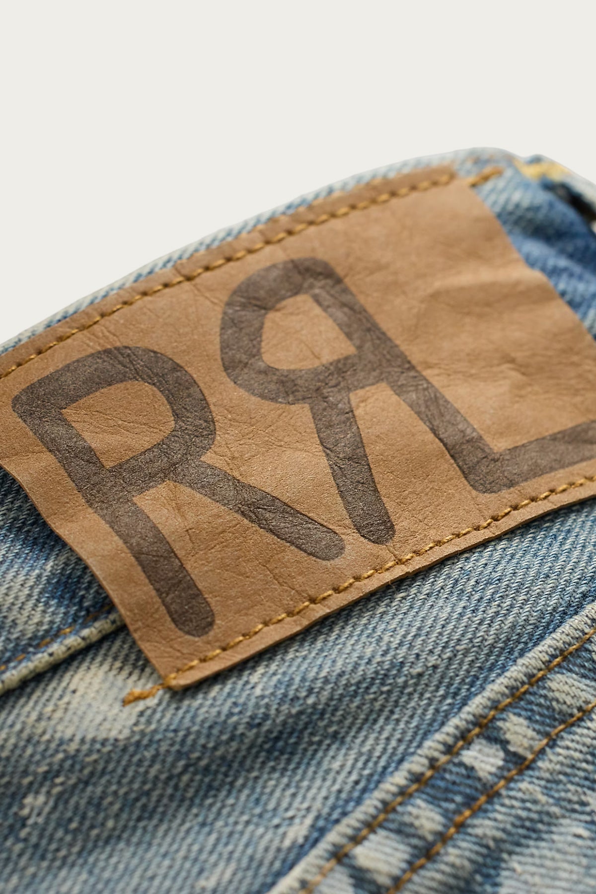 RRL - Straight Fit Fenimore Distressed Jean - Fenimore Wash - Canoe Club