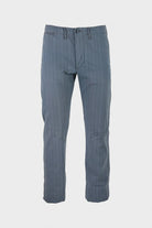 RRL - Striped Herringbone Officer's Pants - Faded Navy - Canoe Club
