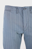 RRL - Striped Herringbone Officer's Pants - Faded Navy - Canoe Club