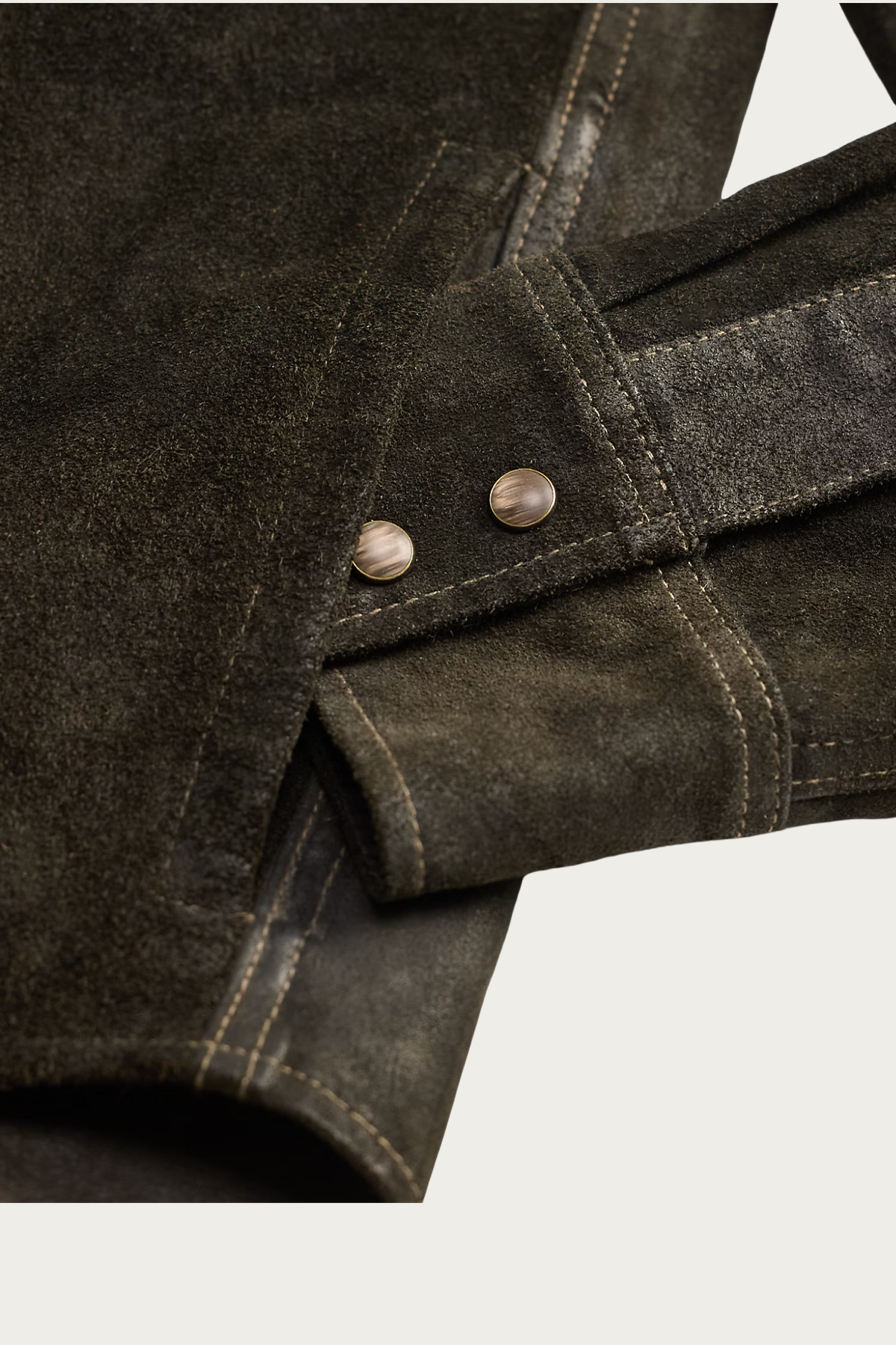 RRL - Suede Western Jacket - Vintage Black - Canoe Club