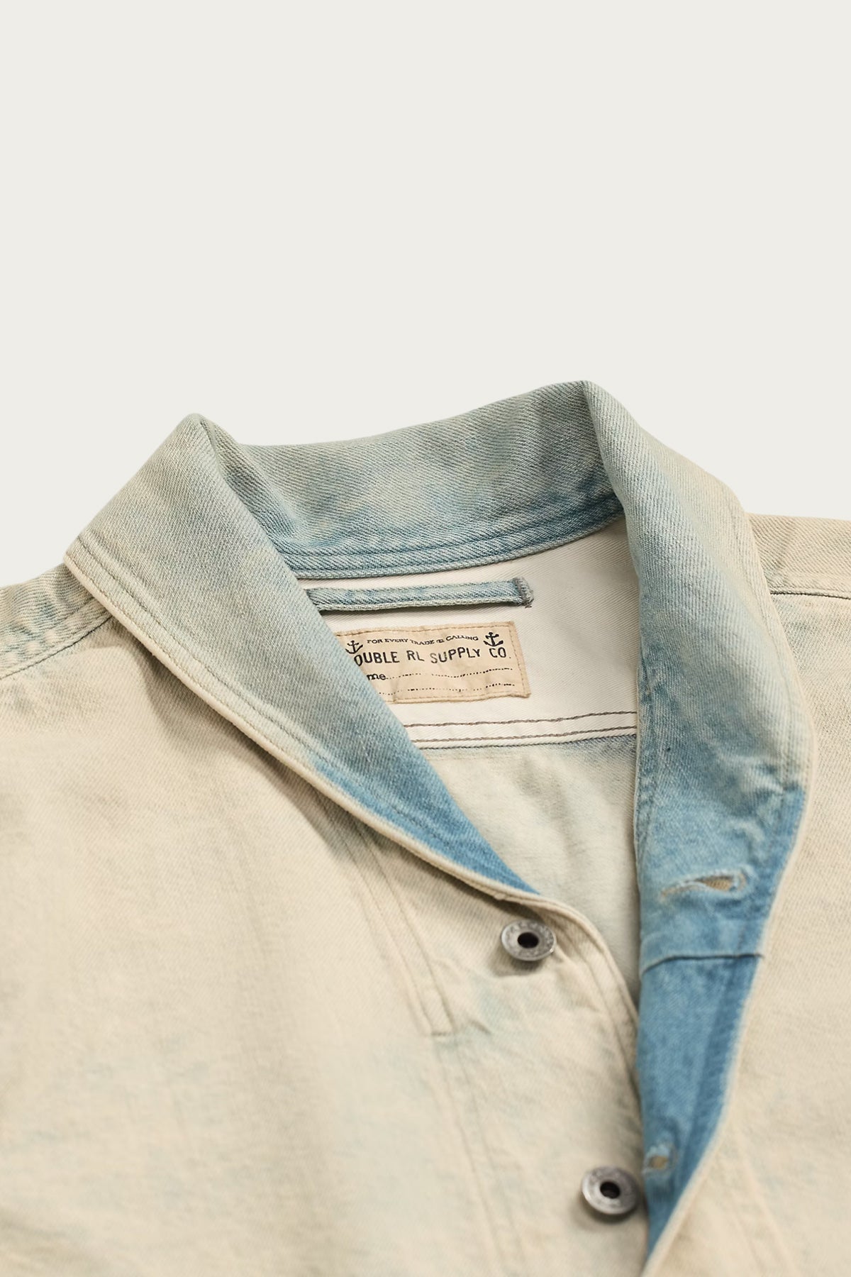 RRL - Washed Indigo Selvedge Denim Overshirt - Faded Indigo - Canoe Club