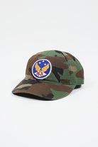 RRL - Winged-Logo Camo Ball Cap - Woodland Camo - Canoe Club