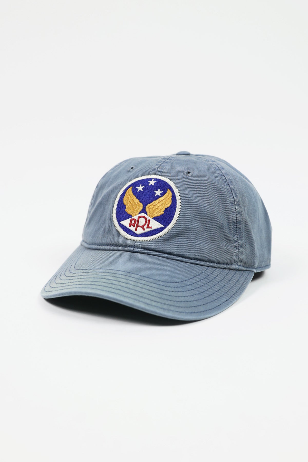 RRL Garment-Dyed Twill Ball Cap | Midnight Blue | Canoe Club