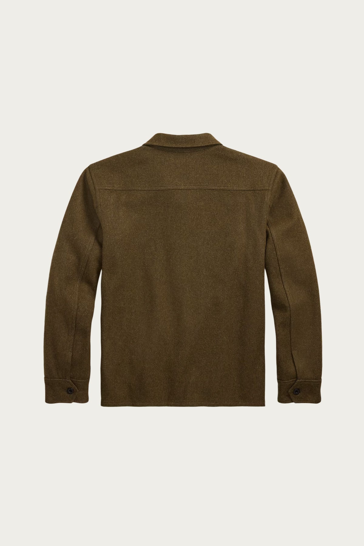 RRL - Wool-Blend Overshirt - Olive - Canoe Club