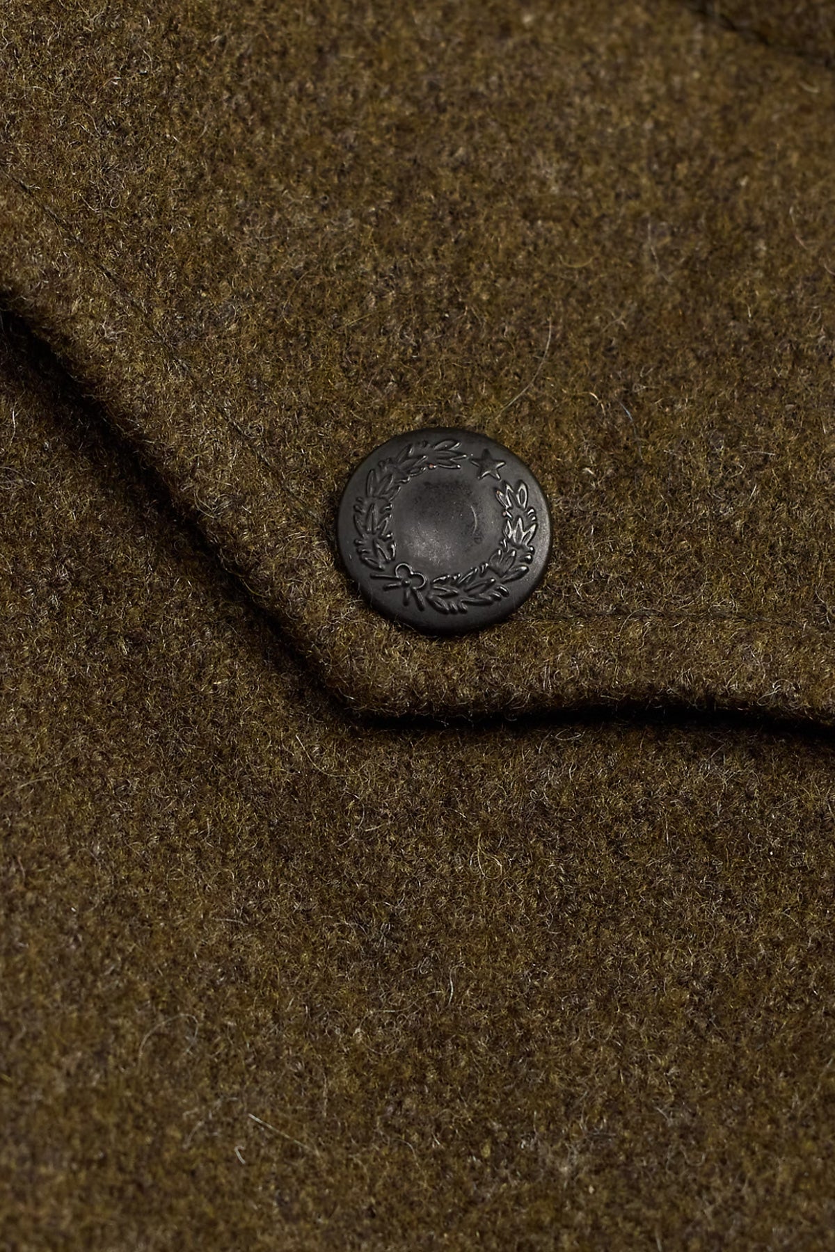 RRL - Wool-Blend Overshirt - Olive - Canoe Club
