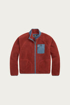 RRL - Wool-Blend Pile Fleece Jacket - Red Heather - Canoe Club