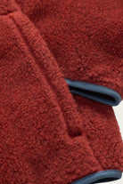 RRL - Wool-Blend Pile Fleece Jacket - Red Heather - Canoe Club