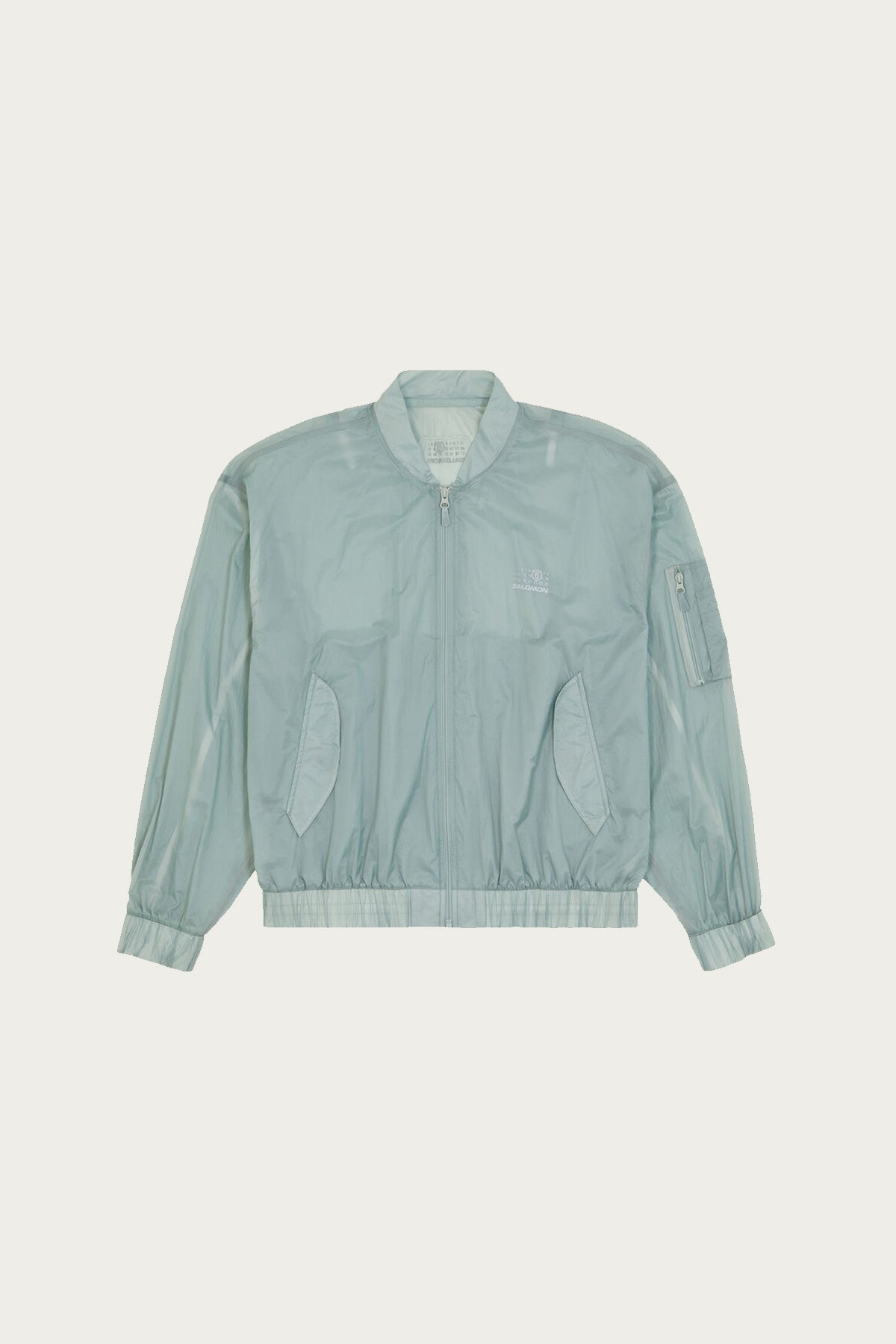 MM6 Maison Margiela - Salomon Advanced x MM6 Maison Margiela Wind Jacket - Light Blue - Canoe Club