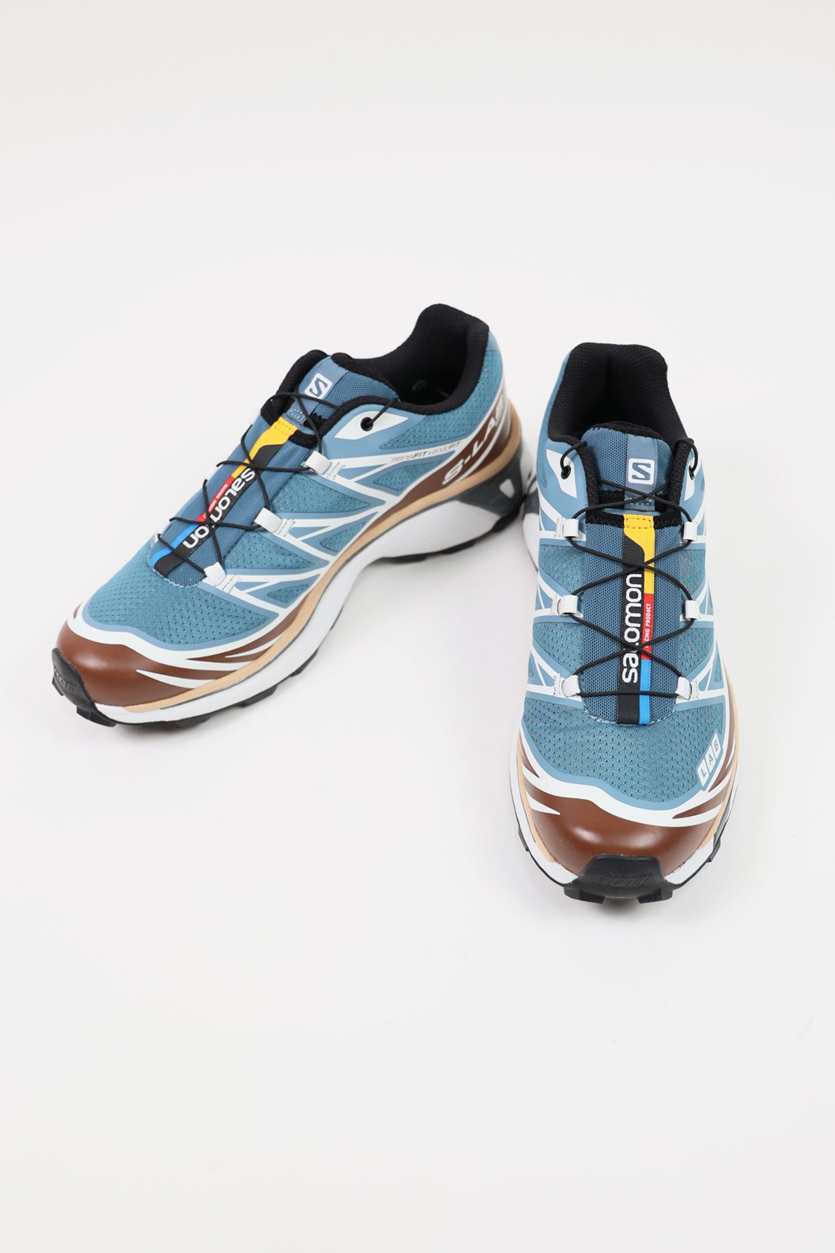 Salomon XT-6 Aegean Blue Hazelnut Sneaker US Mens 11 XT-6 in Aegean Blue / Tortoise Shell / Hazelnut main image 3