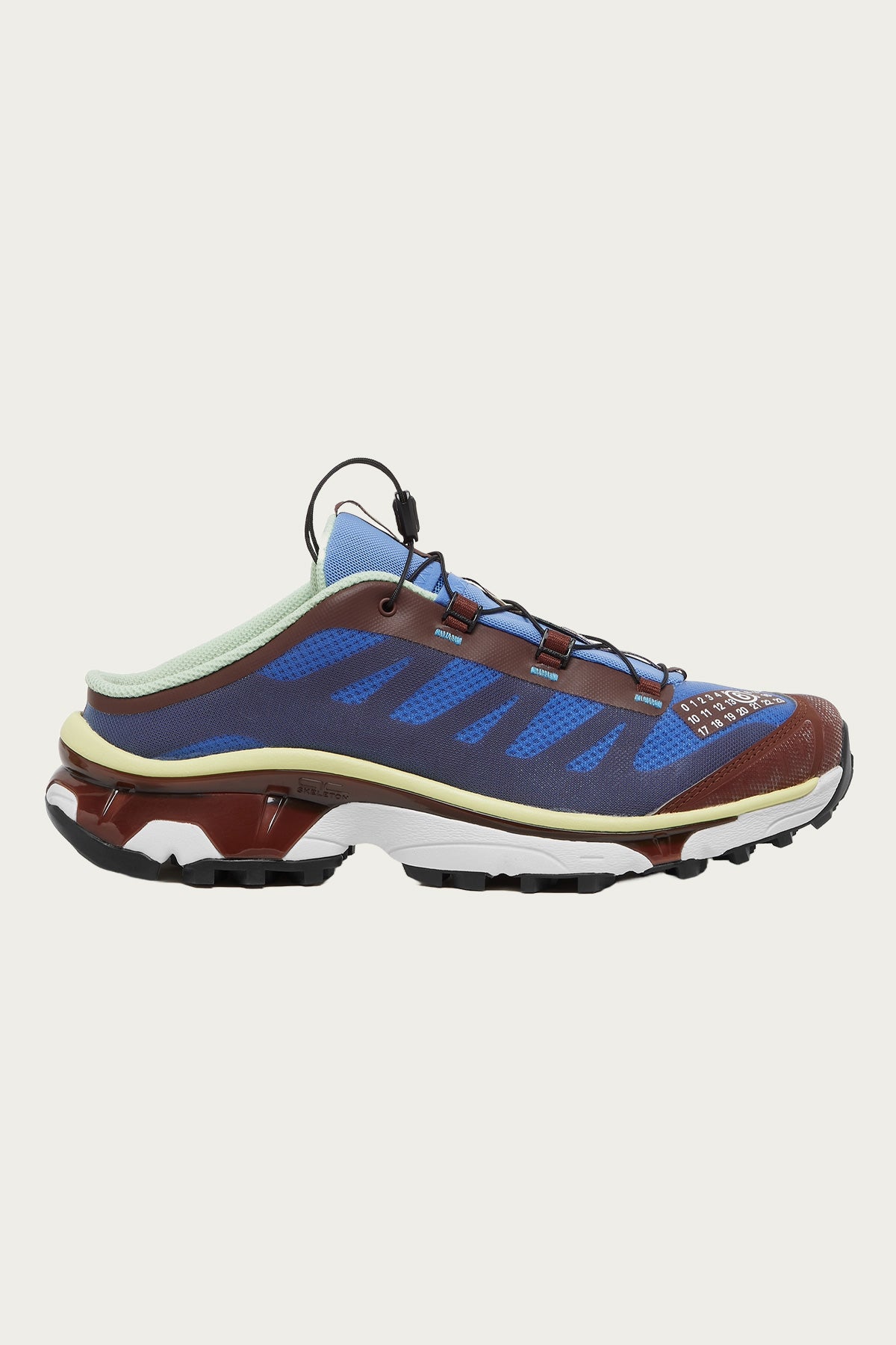 MM6 Maison Margiela - XT4 Mule 2 x MM6 Maison Margiela - Ultramarine Blue/Rum Raisin/Yellow Iris - Canoe Club