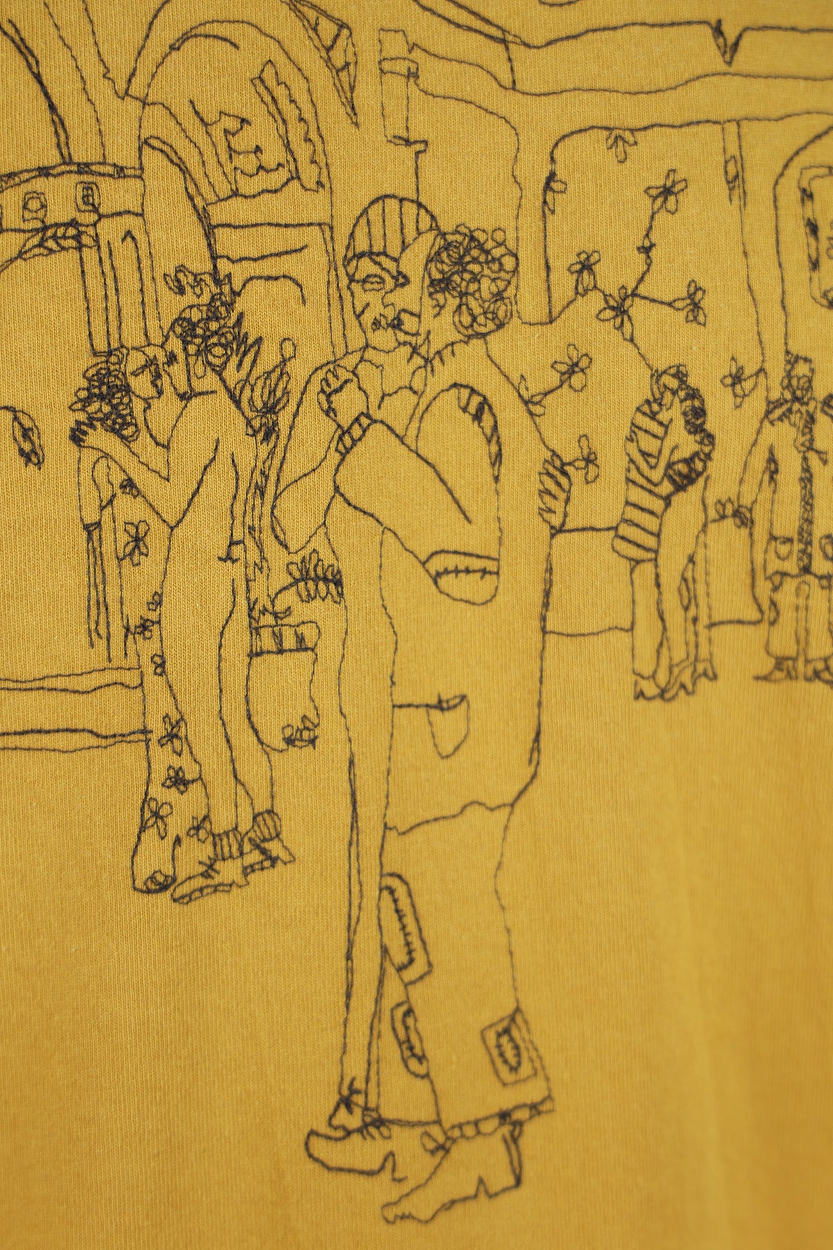 Samuel Zelig - Ballroom Tee - Mustard - Canoe Club