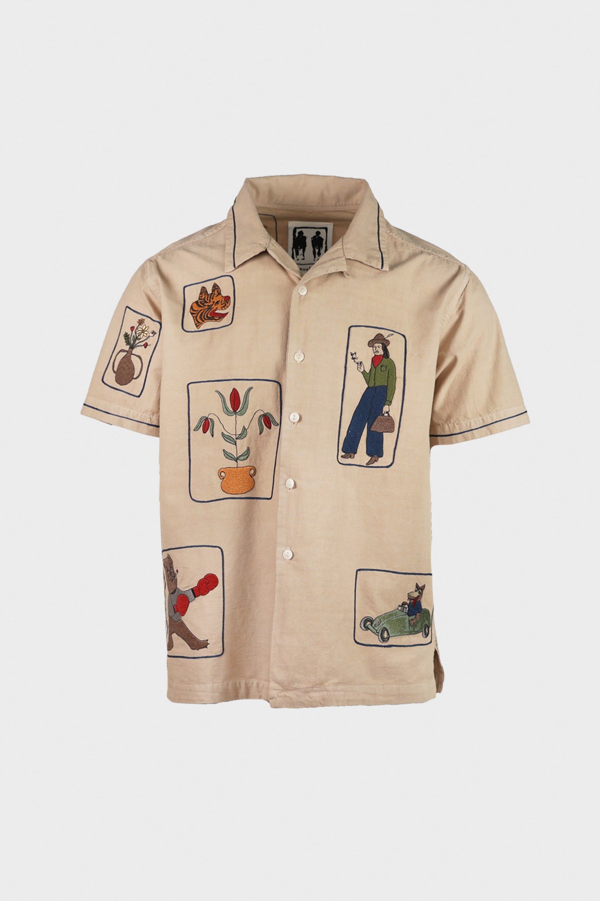 Samuel Zelig - Box Camp Shirt - Natural Tint - Canoe Club