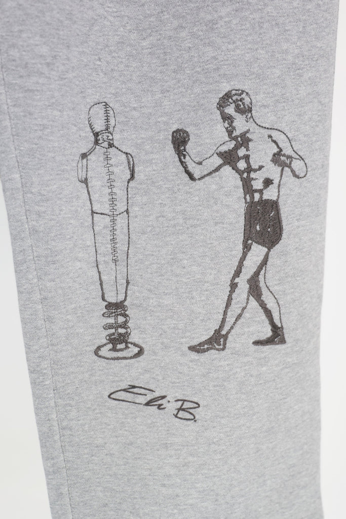 Samuel Zelig - Boxing Sweatpant - Heather Grey - Canoe Club