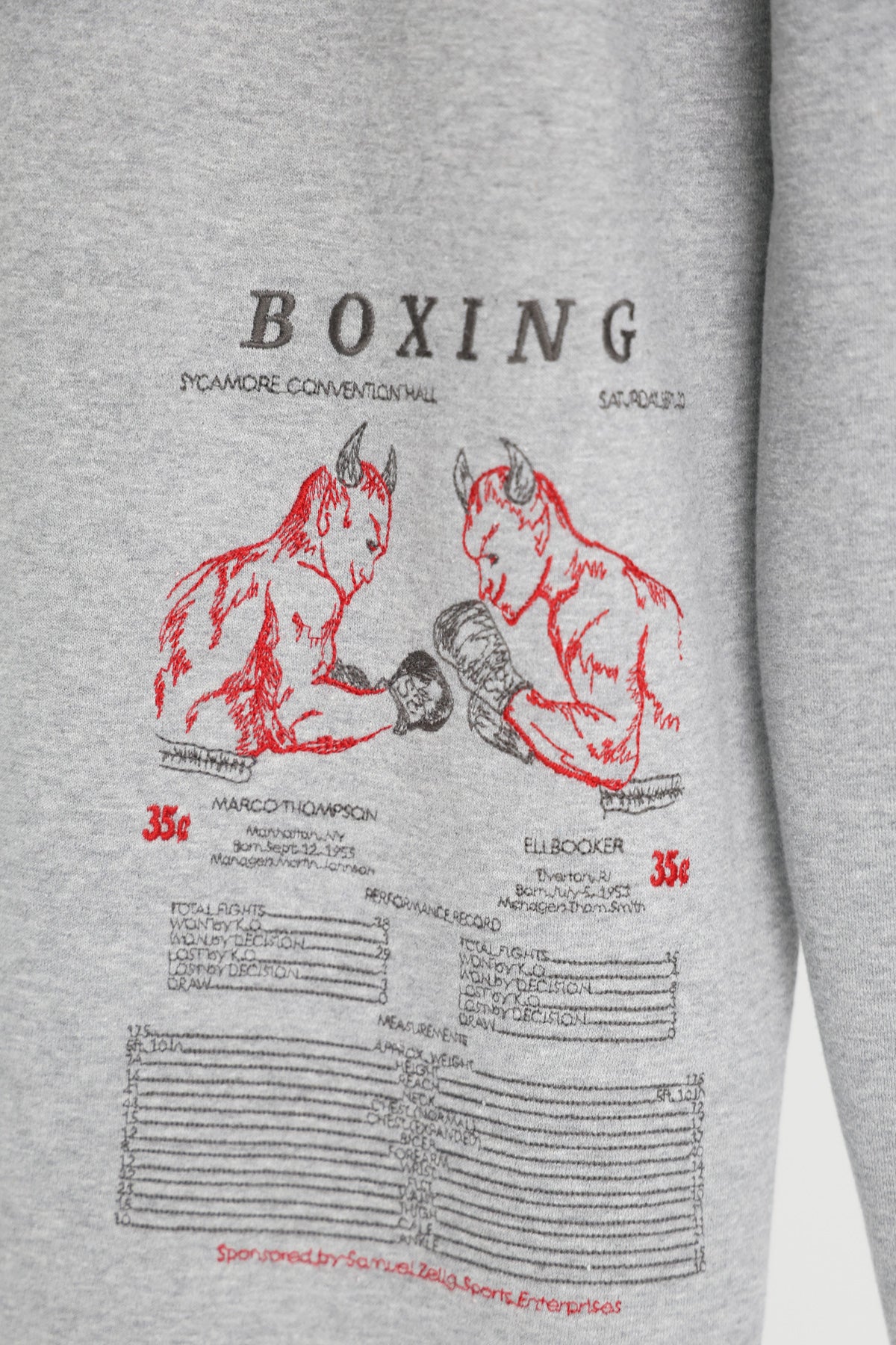 Samuel Zelig - Boxing Sweatpant - Heather Grey - Canoe Club