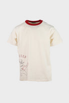 Samuel Zelig - Boxing Tee - Natural/Red - Canoe Club
