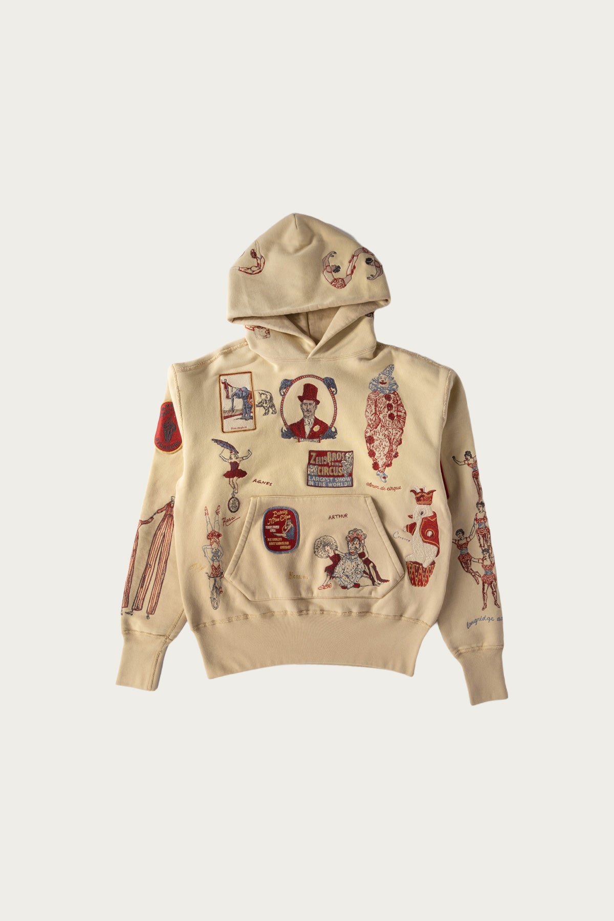 Samuel Zelig Circus Hoodie | Beige | Canoe Club