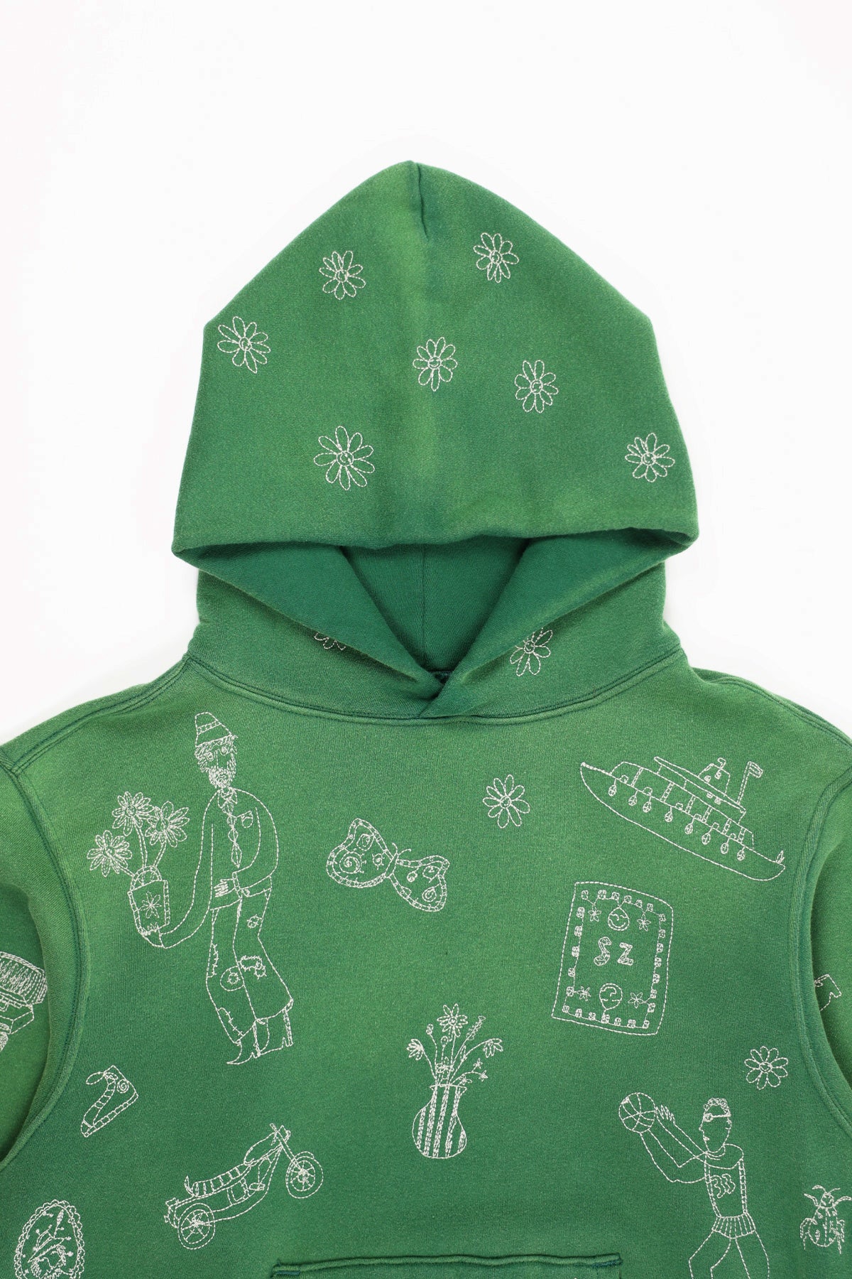 Samuel Zelig - Commune Hoodie - Vintage Green - Canoe Club