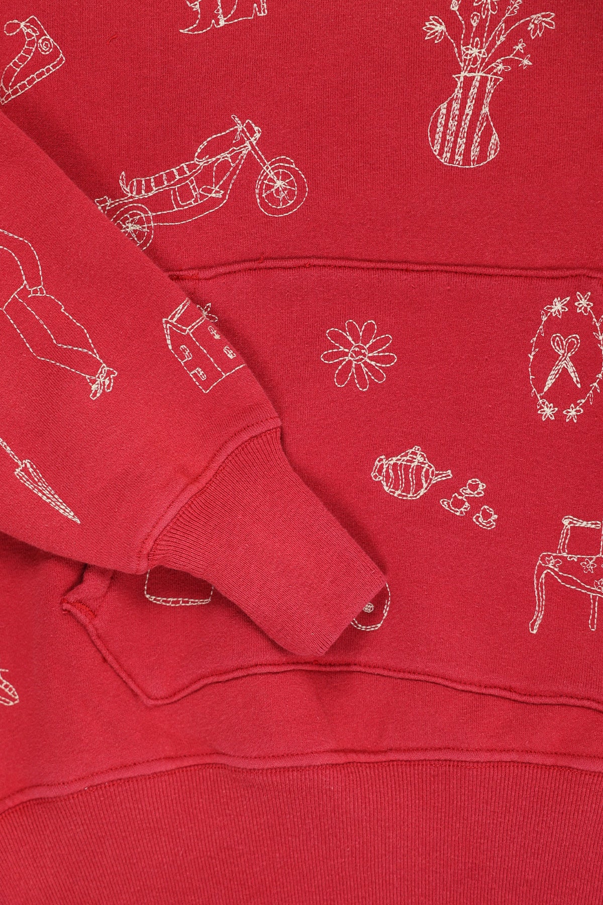 Samuel Zelig - Commune Hoodie - Vintage Red - Canoe Club