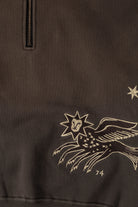 Samuel Zelig - Creature 1/4 Zip - Black - Canoe Club