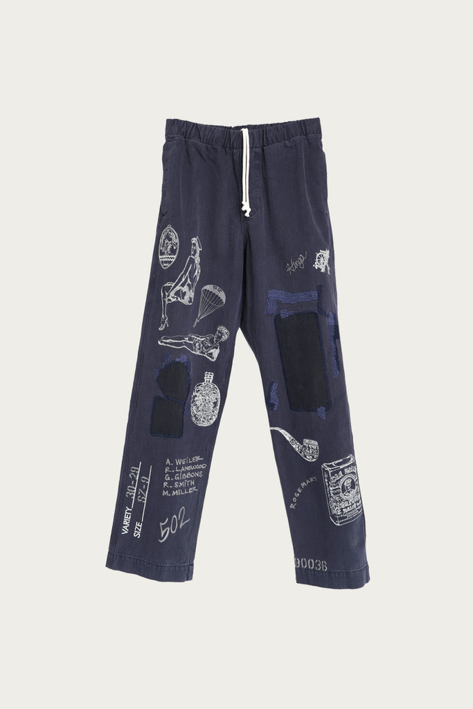 Samuel Zelig - Duffle Pant - Navy - Canoe Club