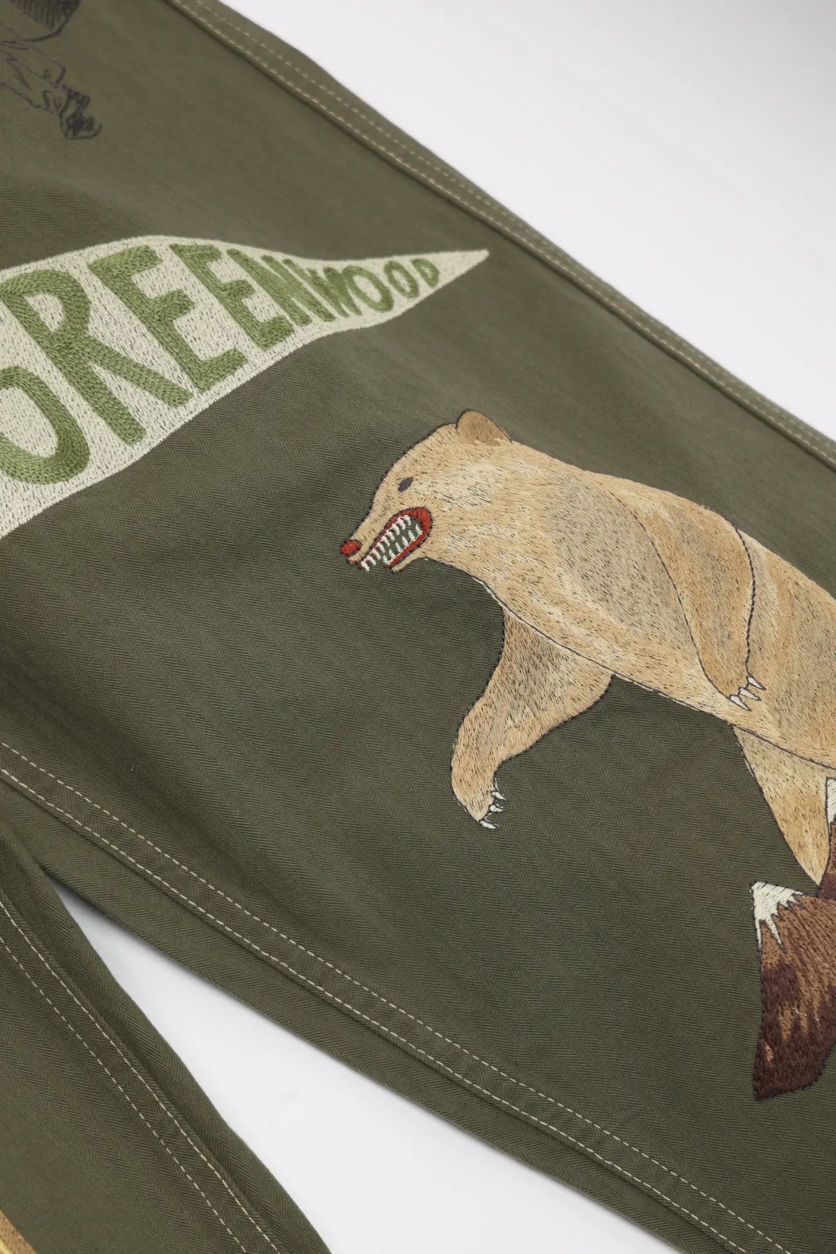 Samuel Zelig - Gallery 002 Pant - Army Green - Canoe Club