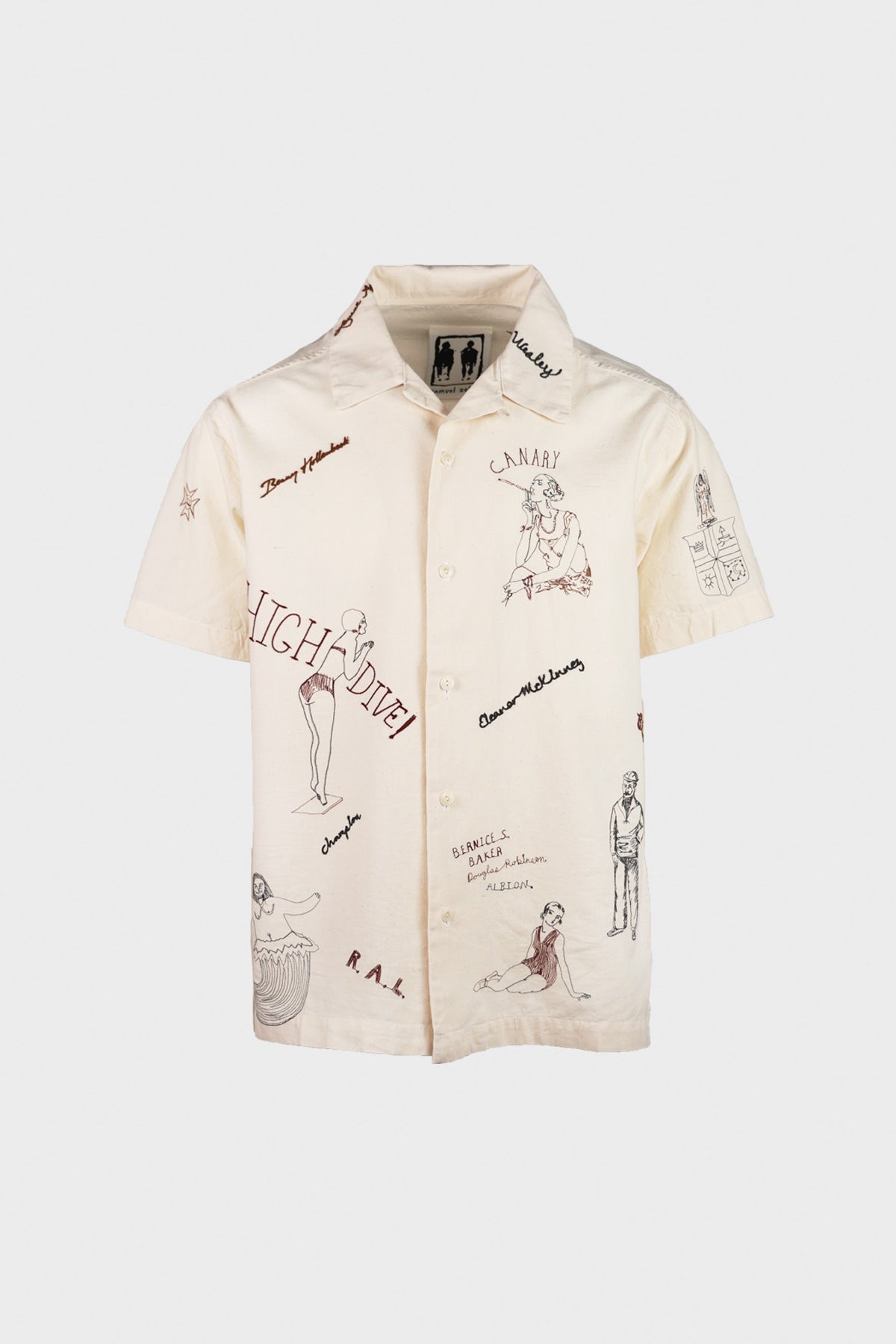 Samuel Zelig - High Dive Camp Shirt - Natural - Canoe Club