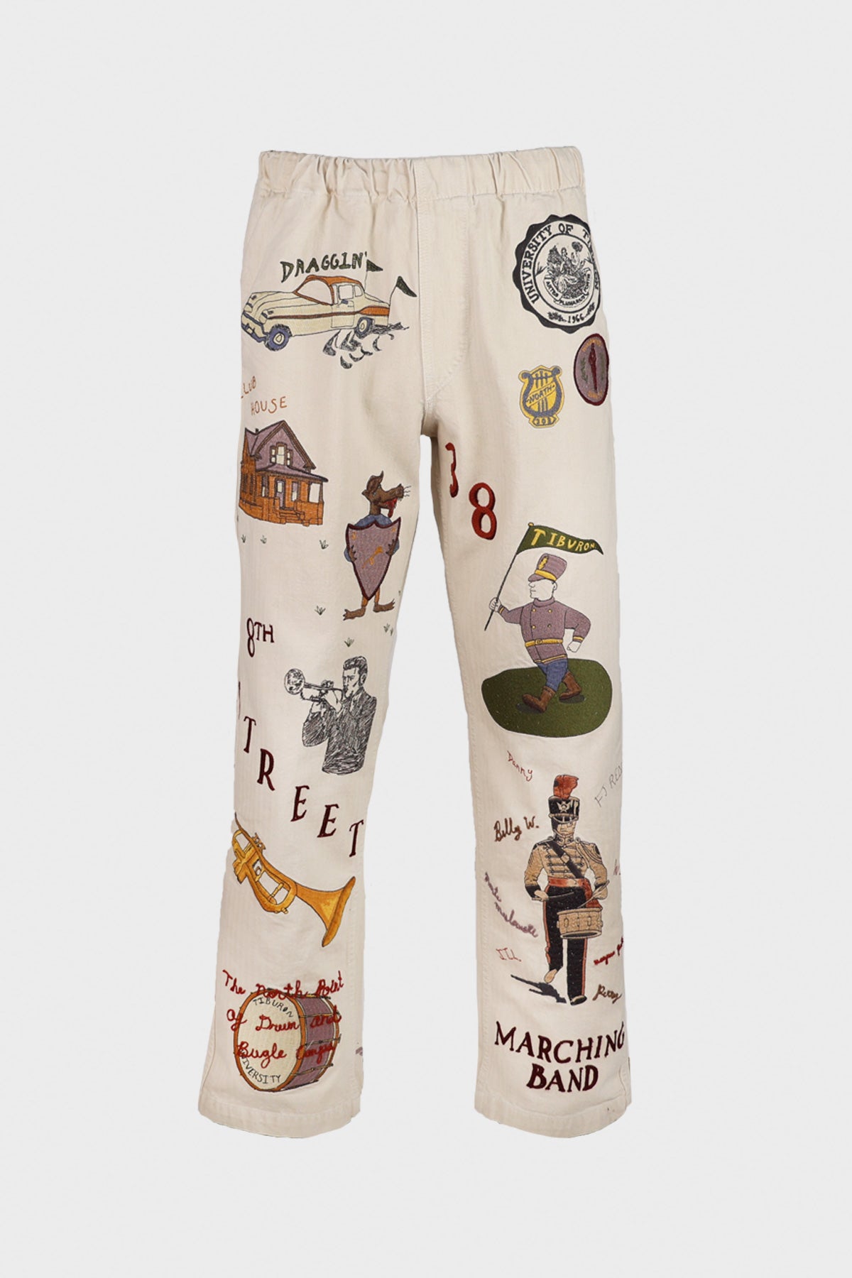 Samuel Zelig - Marching Band Pant - Ecru - Canoe Club