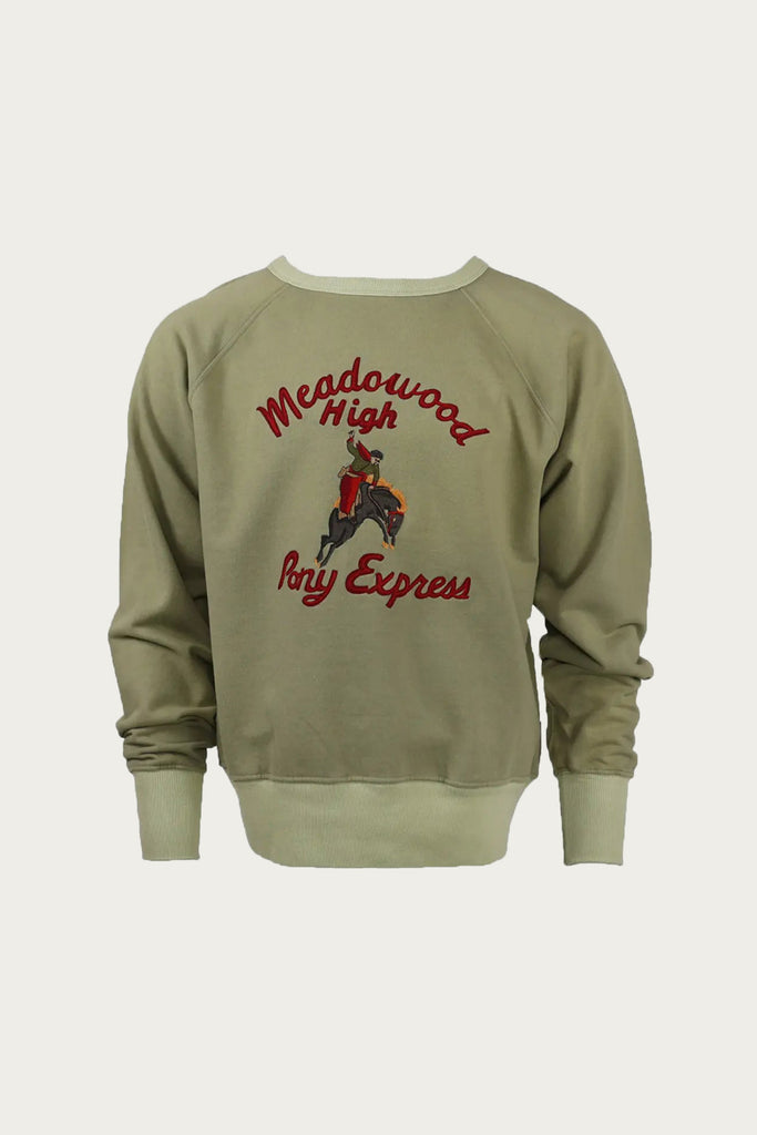 Samuel Zelig - Meadowood Crewneck - Sage - Canoe Club