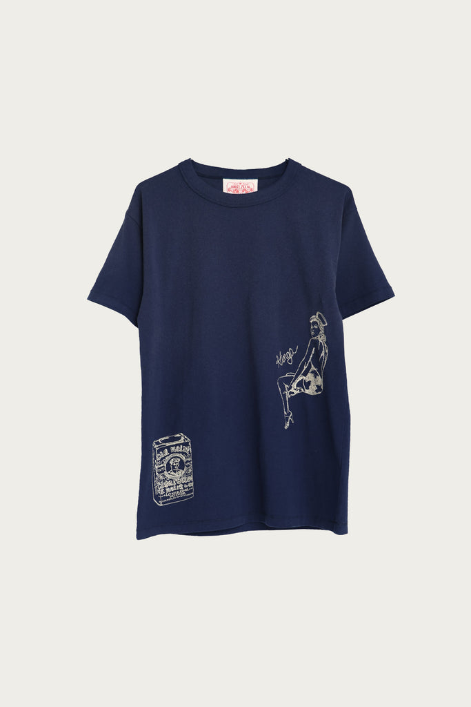 Samuel Zelig - Pin-Up Tee - Navy - Canoe Club