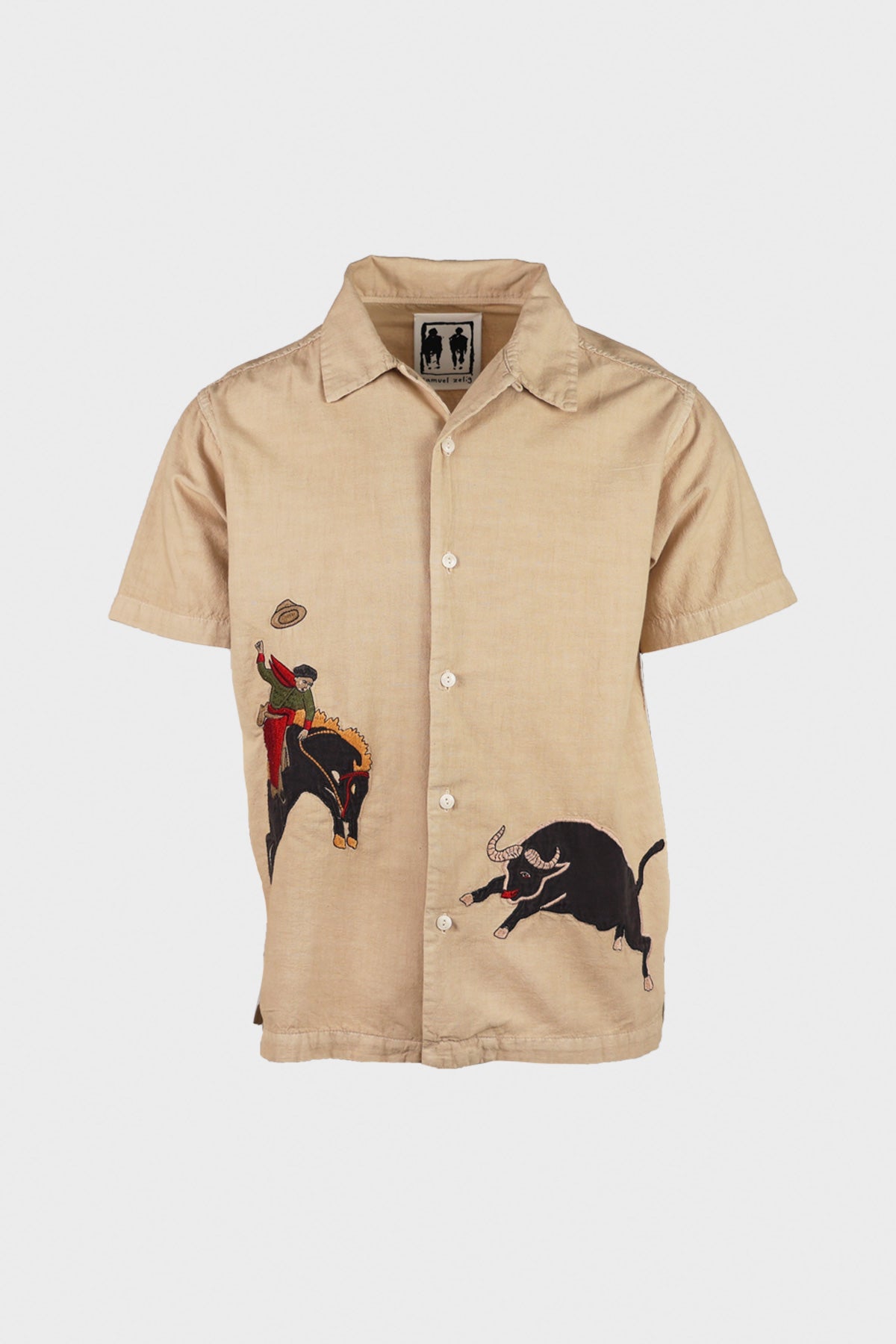 Samuel Zelig - Rodeo Camp Shirt - Tan - Canoe Club