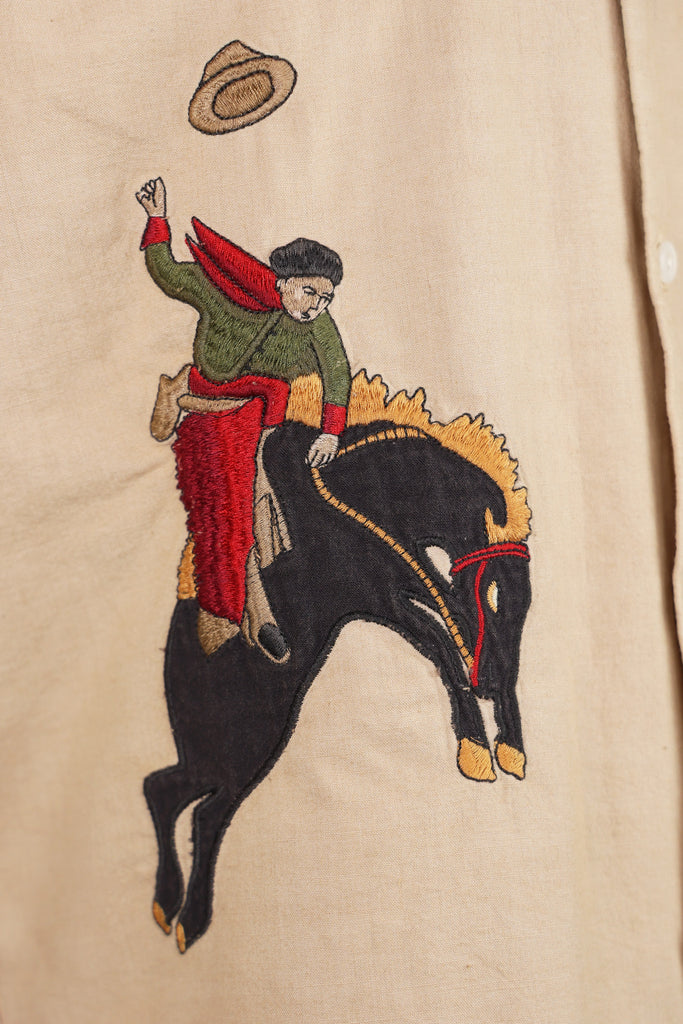 Samuel Zelig - Rodeo Camp Shirt - Tan - Canoe Club