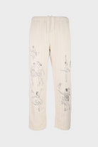 Samuel Zelig - Ticking Stripe Pant - Ballet Embroidery - Canoe Club