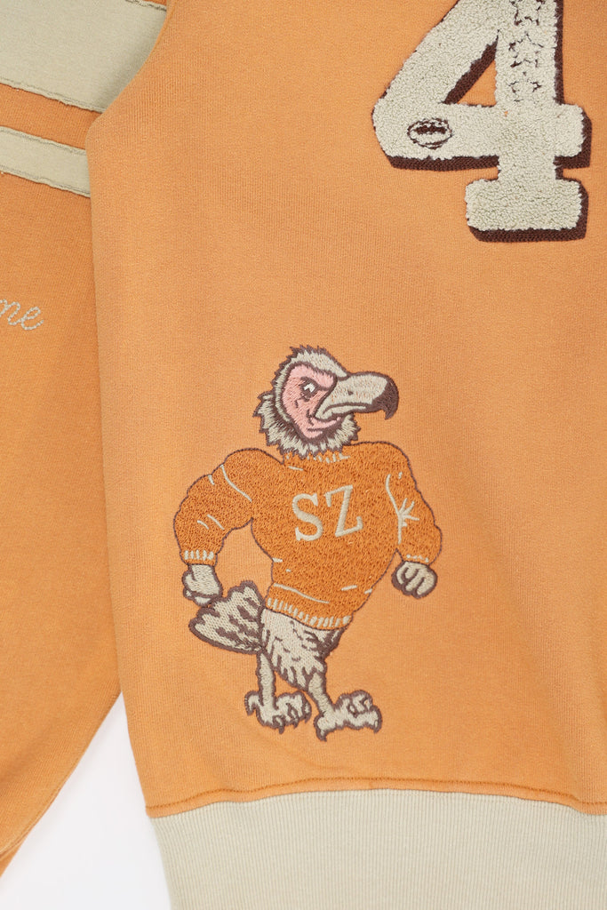 Samuel Zelig - Varsity Crewneck - Vintage Orange - Canoe Club