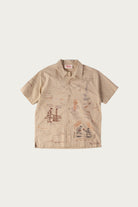 Samuel Zelig - Yearbook Camp Shirt - Khaki/Grey - Canoe Club