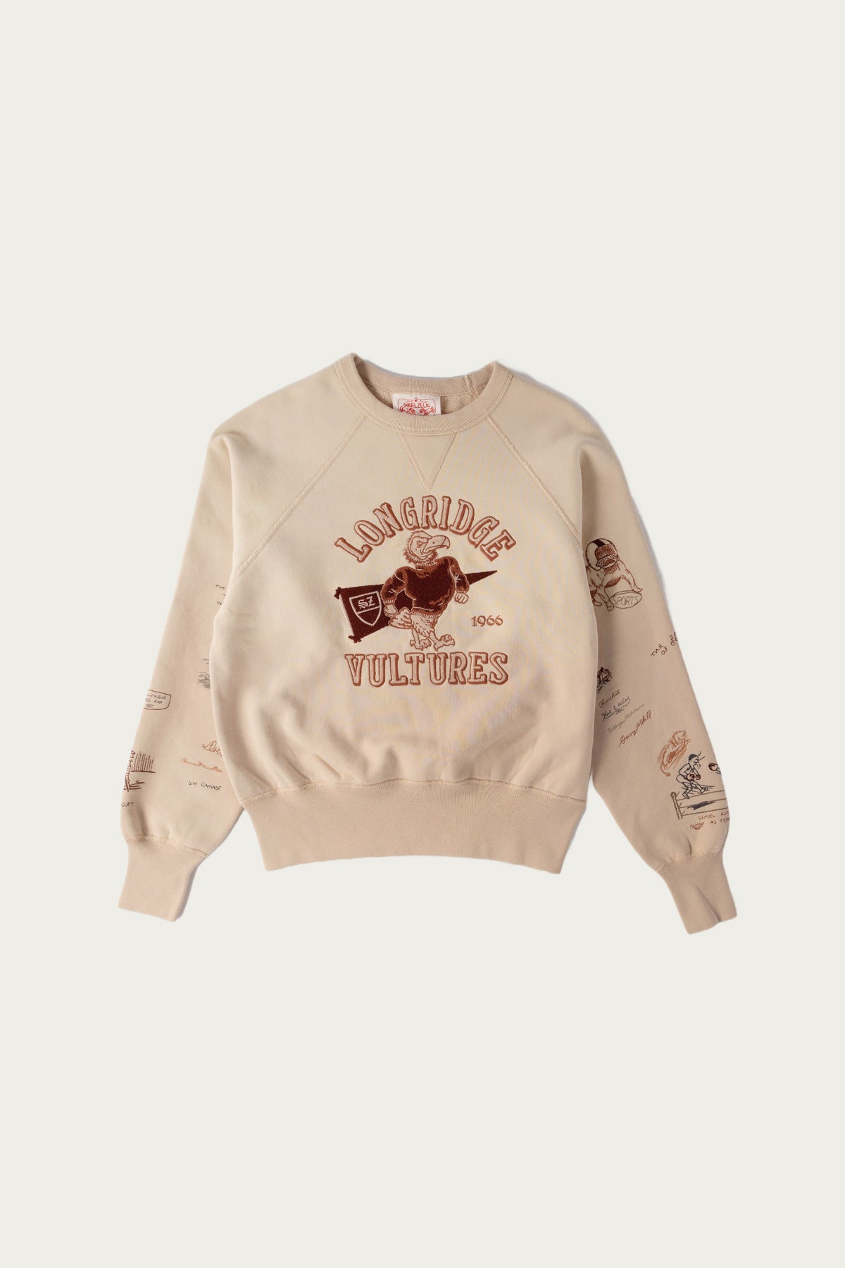 Samuel Zelig - Yearbook Crewneck - Tan - Canoe Club