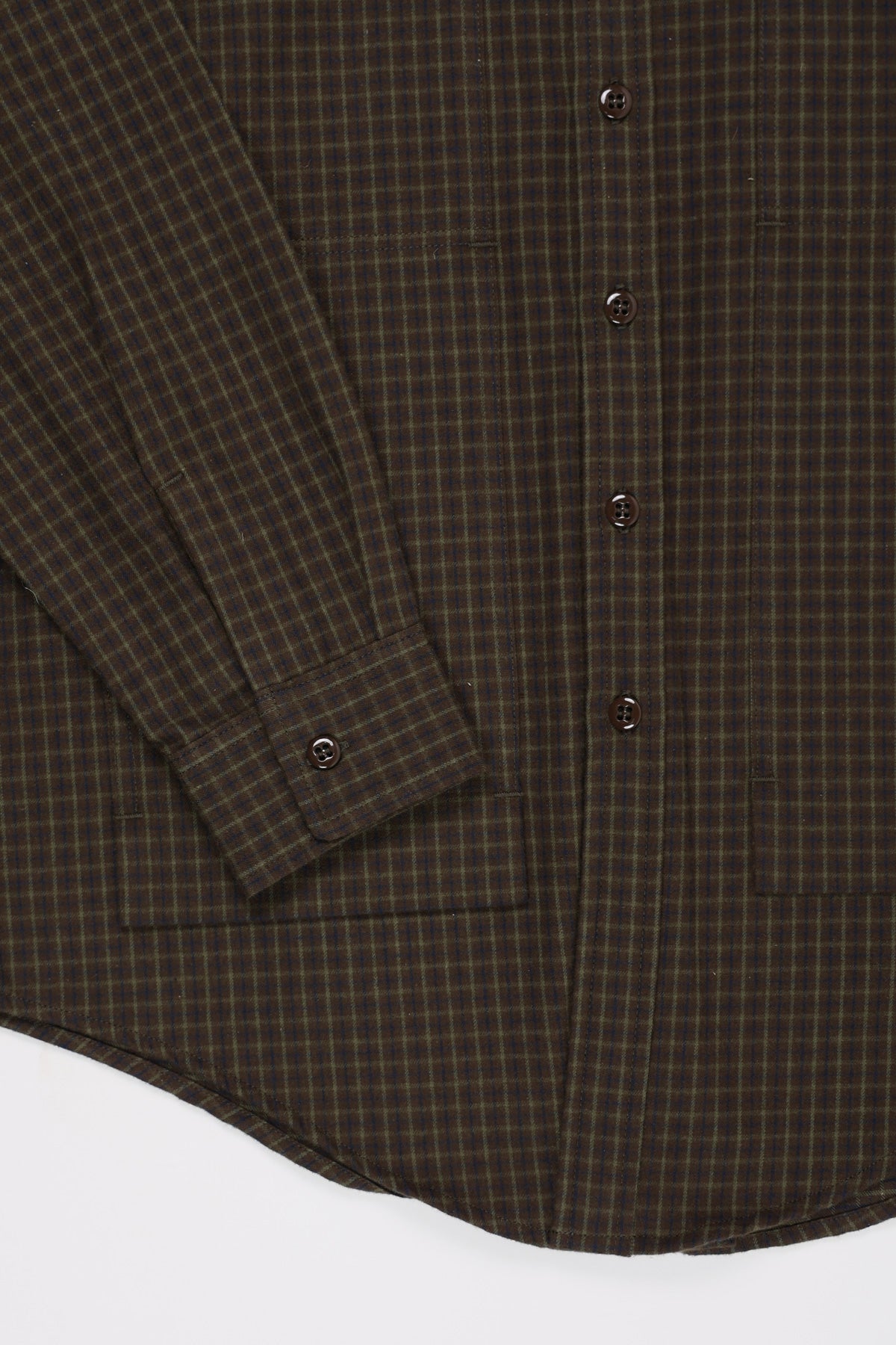 Sassafras - Check Flannel Feel Sun Half - Brown - Canoe Club
