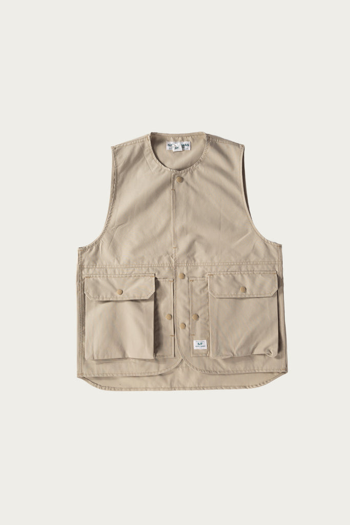 Sassafras - Cultivator Vest - Beige - Canoe Club