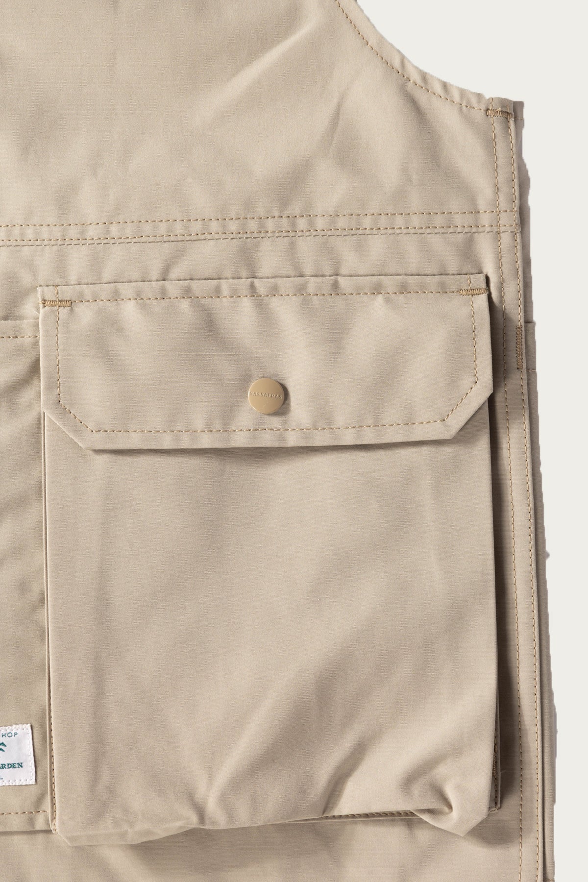 Sassafras Cultivator Vest | Beige | Canoe Club