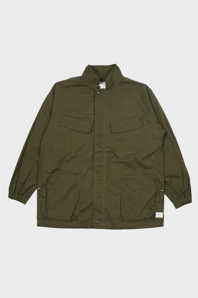 ◆新品◆SASSAFRAS / Digs Crew Coat オリーブ SASSAFRAS『DIGS CREW COAT(C/CORDURA NYLON OXFORD)』(OLIVE