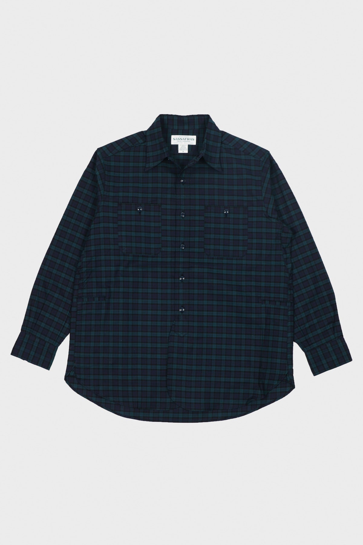 Sassafras（ササフラス）GARDENING AT NIGHT SHIRT Sassafras Gardening at Night Shirt | Blackwatch | Canoe Club