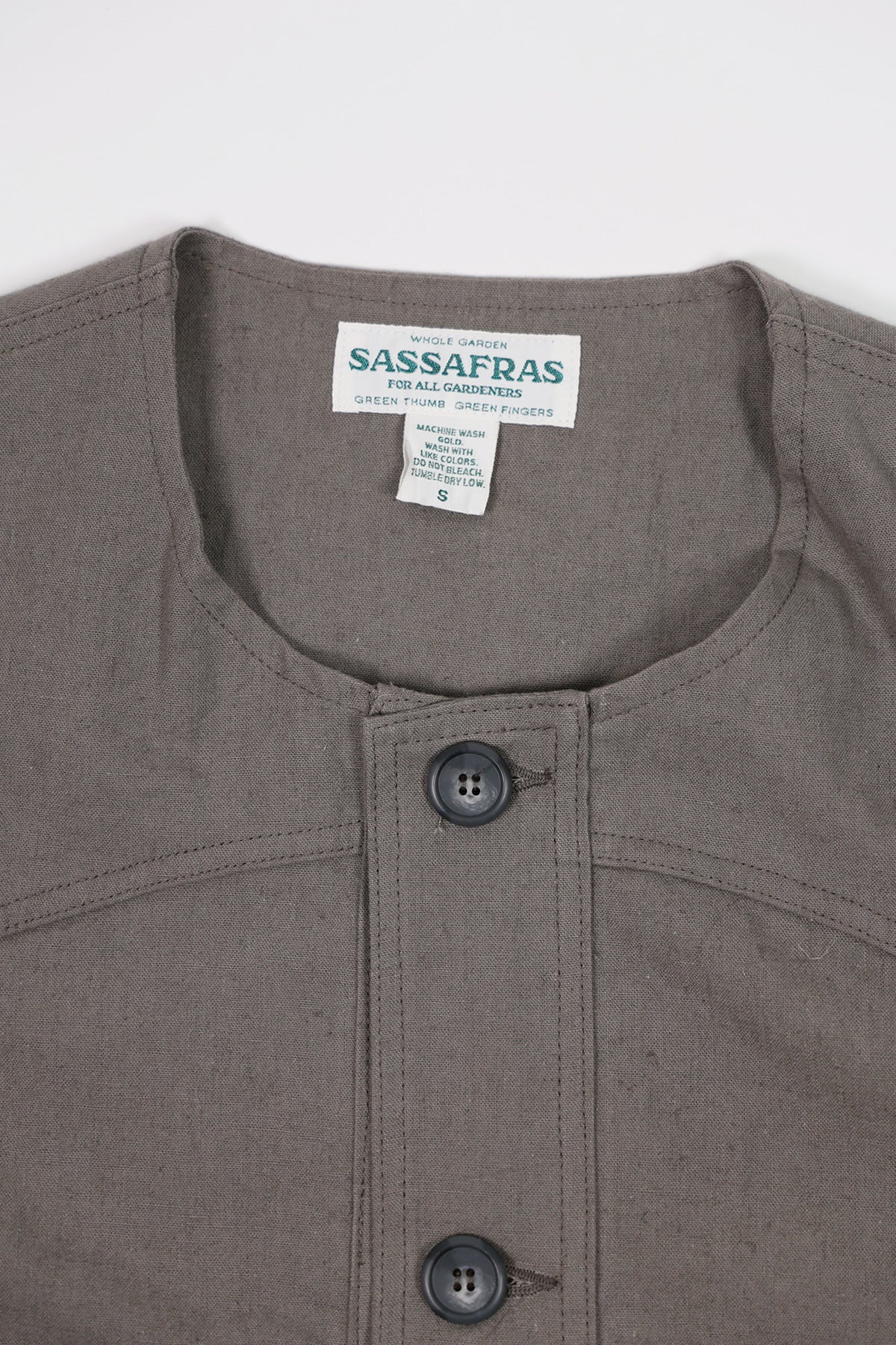 Sassafras - Overgrown Hiker Vest - Dusty Gray - Canoe Club